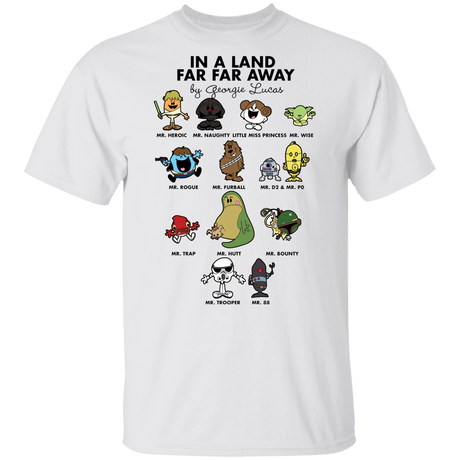 T-Shirts White / YXS In a Land Far Far Away Youth T-Shirt