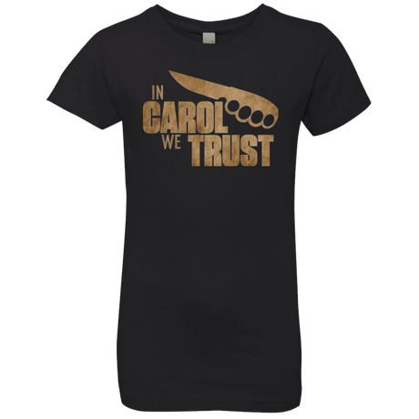 T-Shirts Black / YXS In Carol We Trust Girls Premium T-Shirt