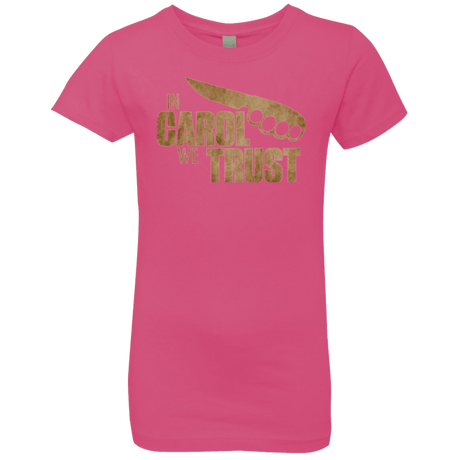T-Shirts Hot Pink / YXS In Carol We Trust Girls Premium T-Shirt