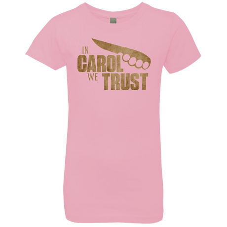 T-Shirts Light Pink / YXS In Carol We Trust Girls Premium T-Shirt