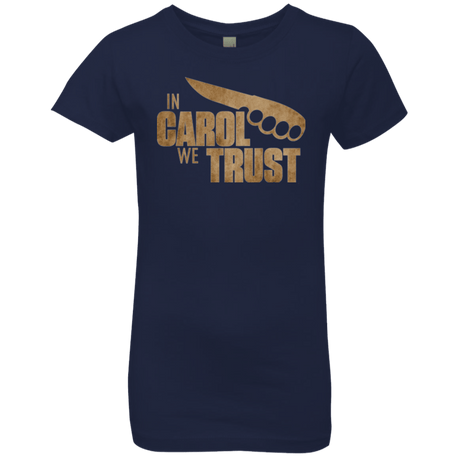 T-Shirts Midnight Navy / YXS In Carol We Trust Girls Premium T-Shirt