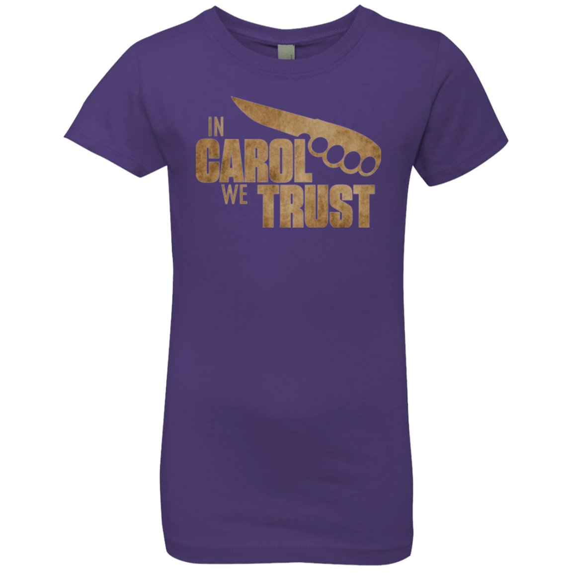 T-Shirts Purple Rush / YXS In Carol We Trust Girls Premium T-Shirt