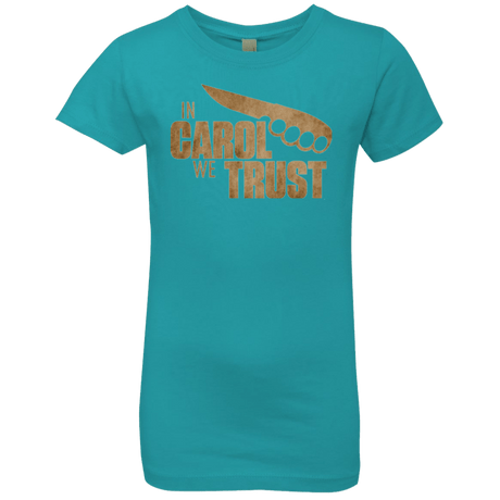 T-Shirts Tahiti Blue / YXS In Carol We Trust Girls Premium T-Shirt