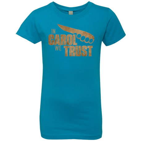 T-Shirts Turquoise / YXS In Carol We Trust Girls Premium T-Shirt