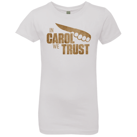 T-Shirts White / YXS In Carol We Trust Girls Premium T-Shirt