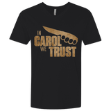 T-Shirts Black / X-Small In Carol We Trust Men's Premium V-Neck