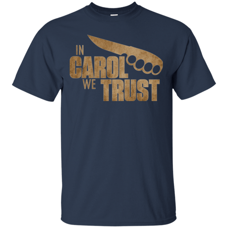 T-Shirts Navy / Small In Carol We Trust T-Shirt