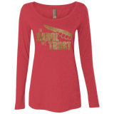 T-Shirts Vintage Red / Small In Carol We Trust Women's Triblend Long Sleeve Shirt