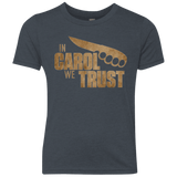 T-Shirts Vintage Navy / YXS In Carol We Trust Youth Triblend T-Shirt