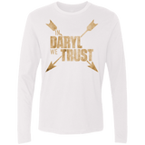 T-Shirts White / Small In Daryl We Trust Men's Premium Long Sleeve