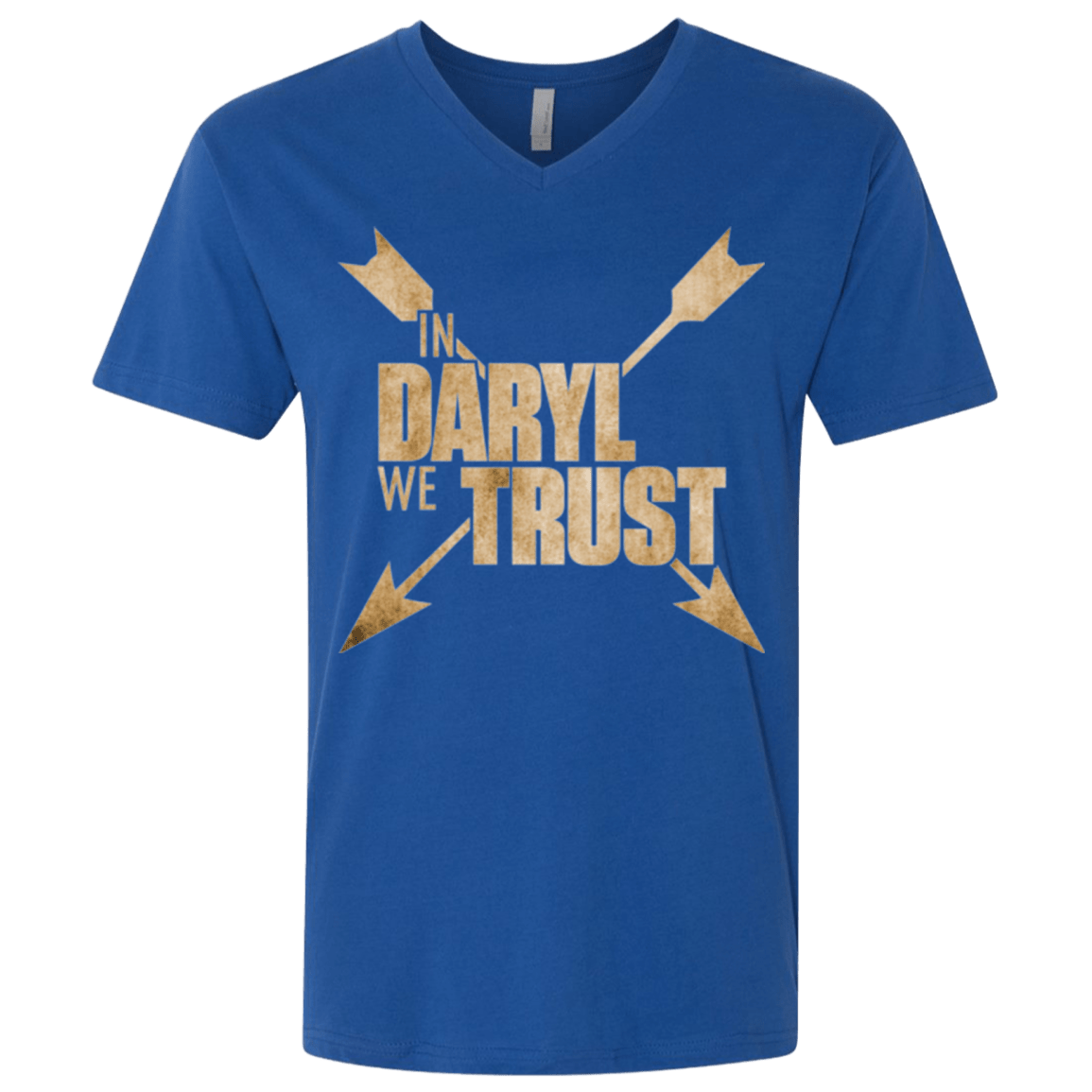 T-Shirts Royal / X-Small In Daryl We Trust Men's Premium V-Neck