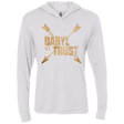 T-Shirts Heather White / X-Small In Daryl We Trust Triblend Long Sleeve Hoodie Tee