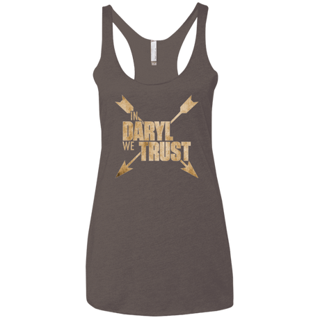 T-Shirts Macchiato / X-Small In Daryl We Trust Women's Triblend Racerback Tank