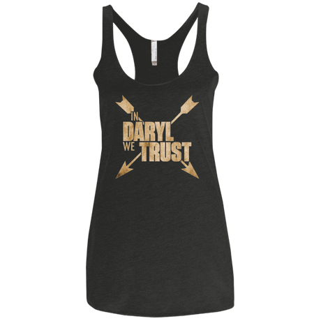 T-Shirts Vintage Black / X-Small In Daryl We Trust Women's Triblend Racerback Tank