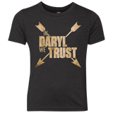 T-Shirts Vintage Black / YXS In Daryl We Trust Youth Triblend T-Shirt
