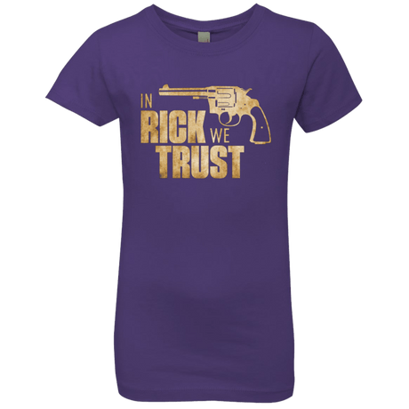 T-Shirts Purple Rush / YXS In Rick We Trust Girls Premium T-Shirt