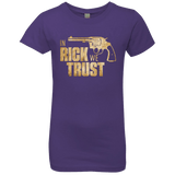 T-Shirts Purple Rush / YXS In Rick We Trust Girls Premium T-Shirt