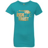 T-Shirts Tahiti Blue / YXS In Rick We Trust Girls Premium T-Shirt