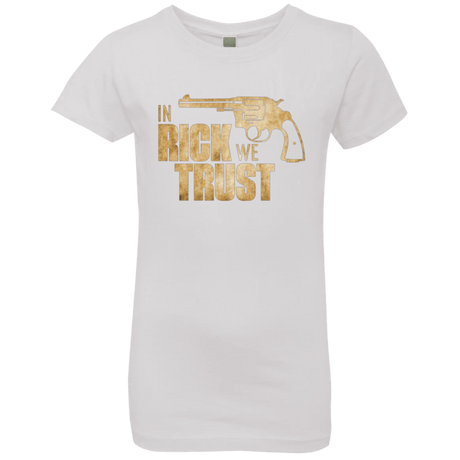 T-Shirts White / YXS In Rick We Trust Girls Premium T-Shirt