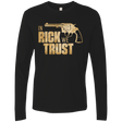 T-Shirts Black / Small In Rick We Trust Men's Premium Long Sleeve