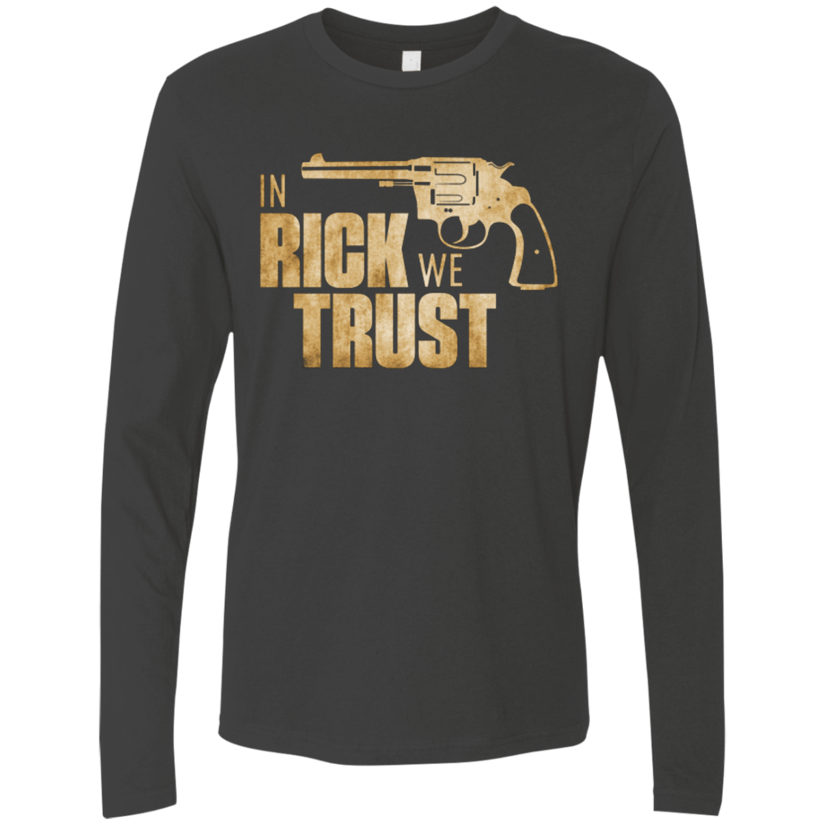 T-Shirts Heavy Metal / Small In Rick We Trust Men's Premium Long Sleeve