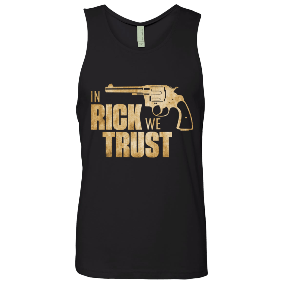 T-Shirts Black / Small In Rick We Trust Men's Premium Tank Top
