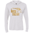 T-Shirts Heather White / X-Small In Rick We Trust Triblend Long Sleeve Hoodie Tee