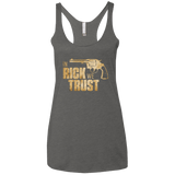 T-Shirts Premium Heather / X-Small In Rick We Trust Women's Triblend Racerback Tank
