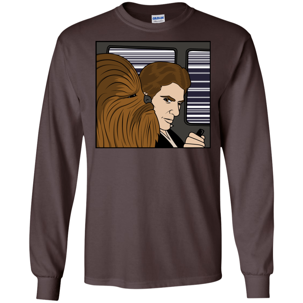 T-Shirts Dark Chocolate / S In the Falcon! Men's Long Sleeve T-Shirt