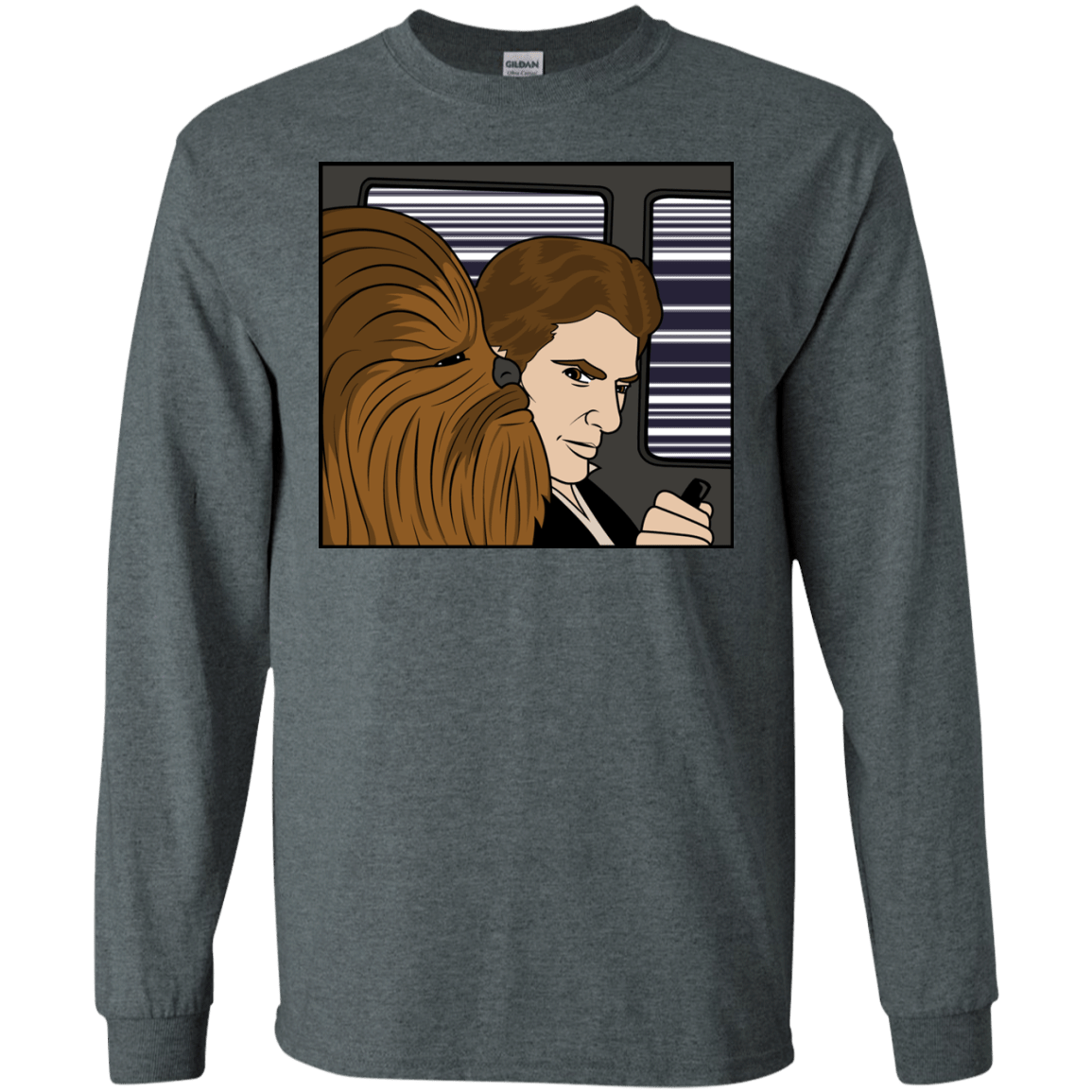 T-Shirts Dark Heather / S In the Falcon! Men's Long Sleeve T-Shirt