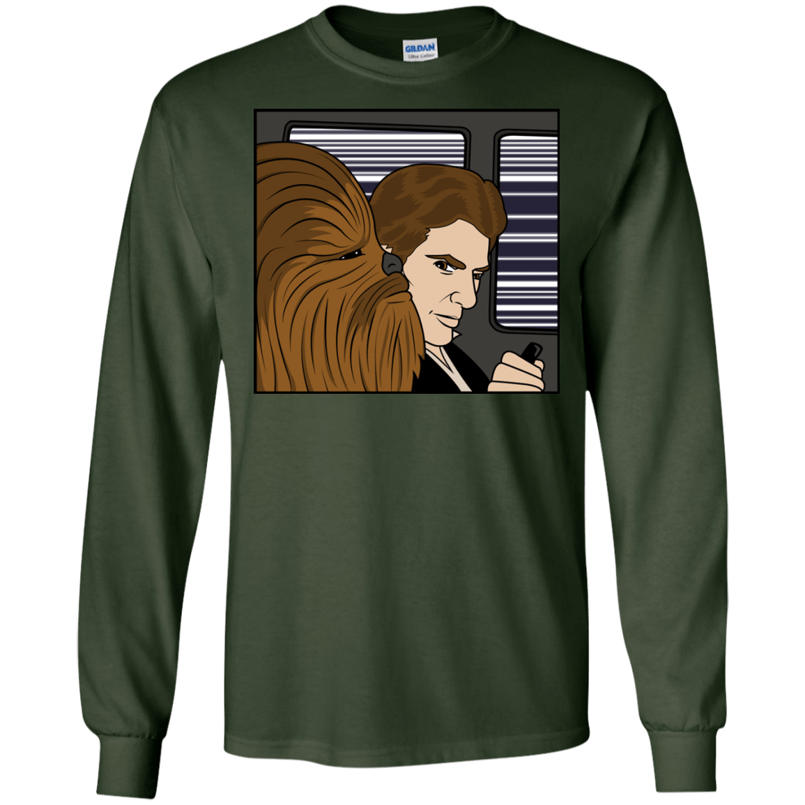 T-Shirts Forest Green / S In the Falcon! Men's Long Sleeve T-Shirt