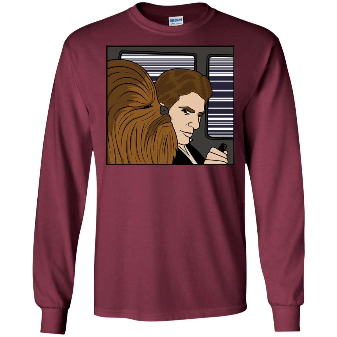 T-Shirts Maroon / S In the Falcon! Men's Long Sleeve T-Shirt