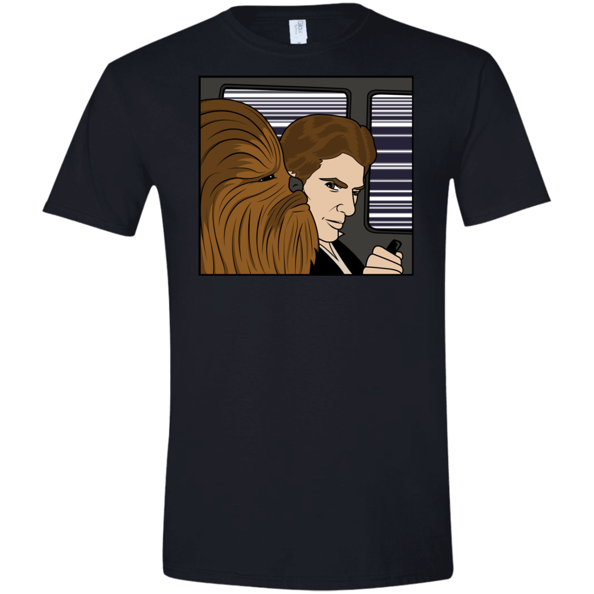 T-Shirts Black / X-Small In the Falcon! Men's Semi-Fitted Softstyle