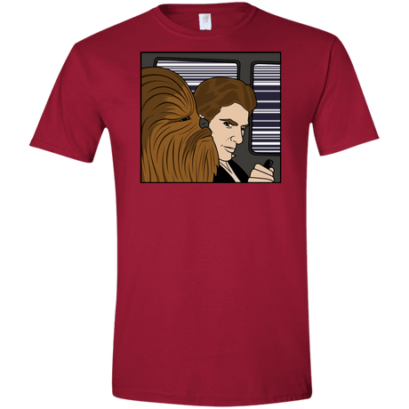 T-Shirts Cardinal Red / S In the Falcon! Men's Semi-Fitted Softstyle