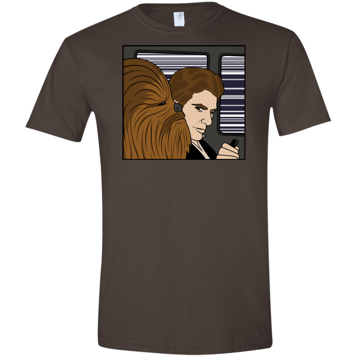 T-Shirts Dark Chocolate / S In the Falcon! Men's Semi-Fitted Softstyle