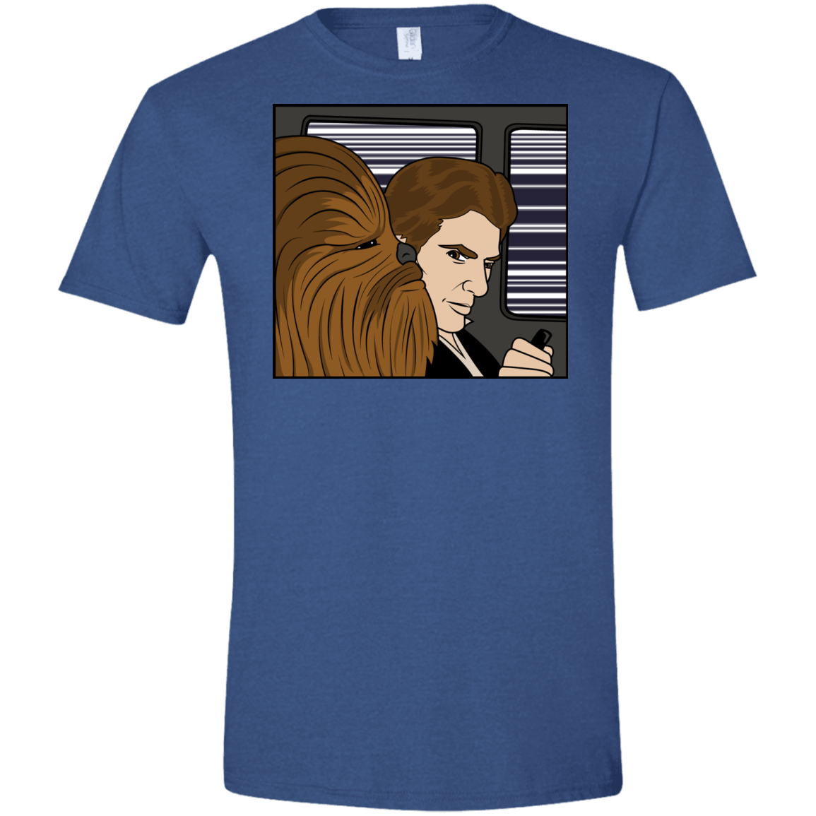 T-Shirts Heather Royal / X-Small In the Falcon! Men's Semi-Fitted Softstyle