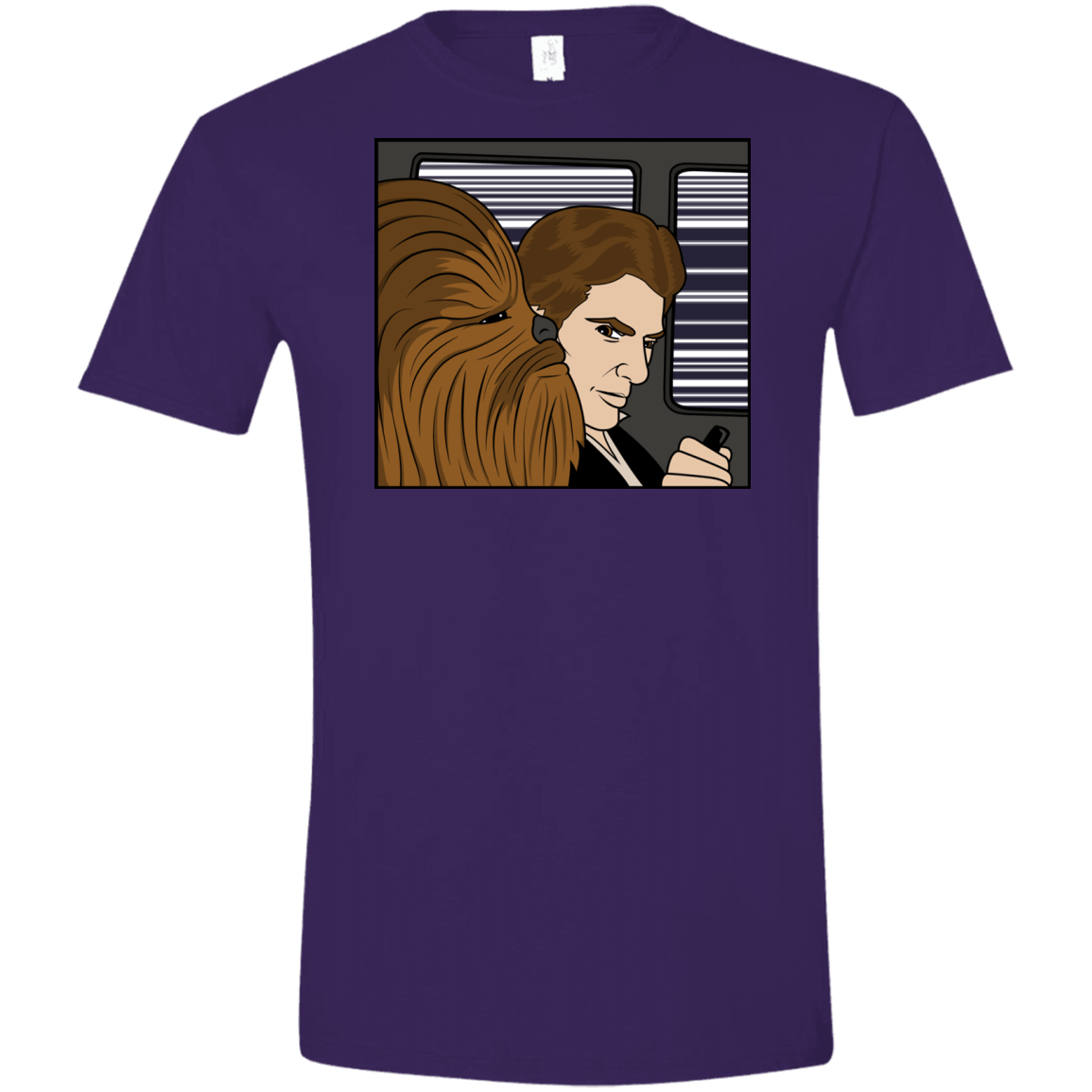 T-Shirts Purple / S In the Falcon! Men's Semi-Fitted Softstyle