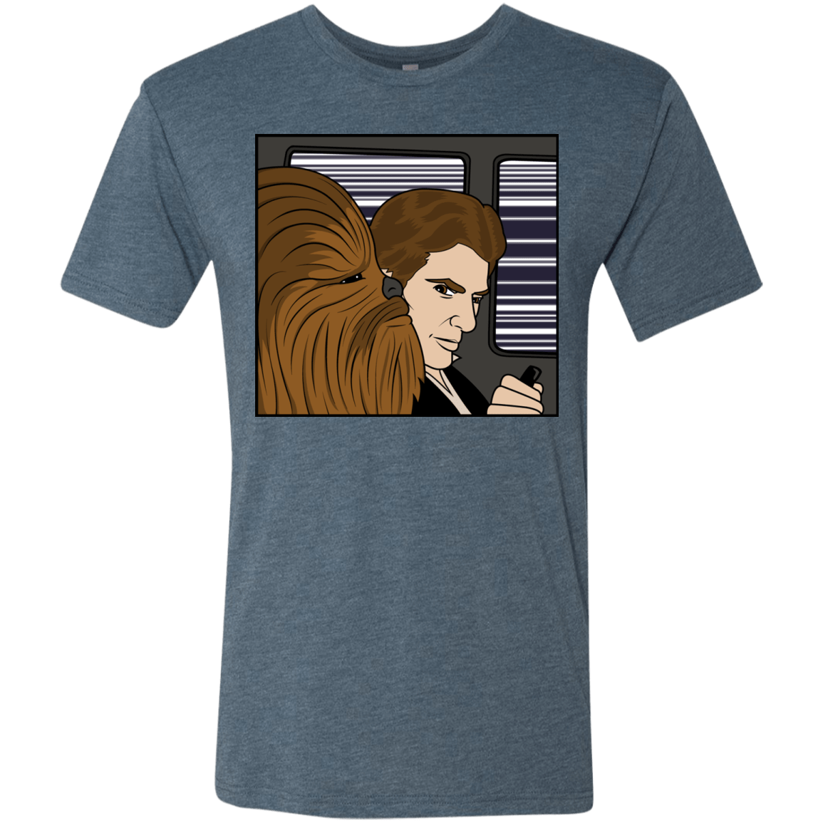 T-Shirts Indigo / S In the Falcon! Men's Triblend T-Shirt