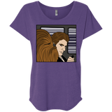 T-Shirts Purple Rush / X-Small In the Falcon! Triblend Dolman Sleeve