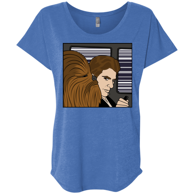 T-Shirts Vintage Royal / X-Small In the Falcon! Triblend Dolman Sleeve