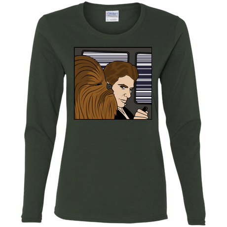 T-Shirts Forest / S In the Falcon! Women's Long Sleeve T-Shirt