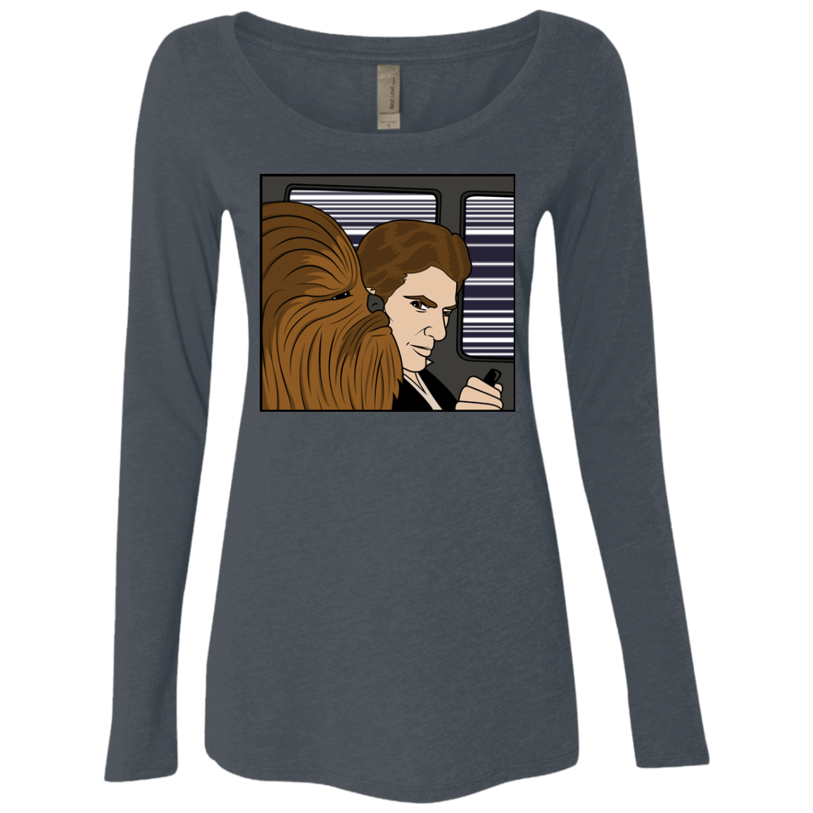 T-Shirts Vintage Navy / S In the Falcon! Women's Triblend Long Sleeve Shirt