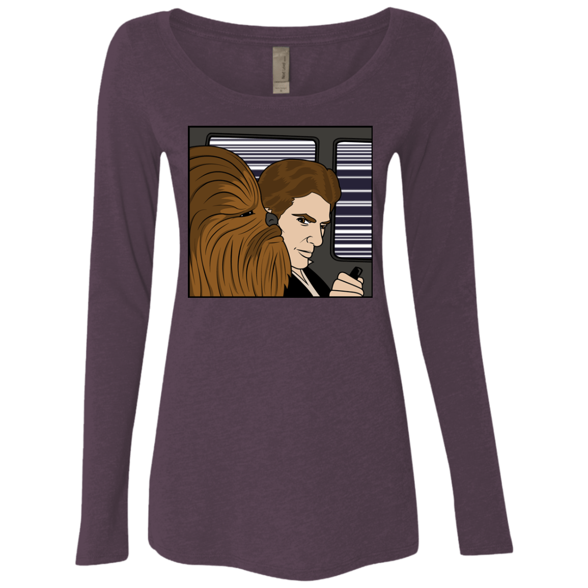 T-Shirts Vintage Purple / S In the Falcon! Women's Triblend Long Sleeve Shirt