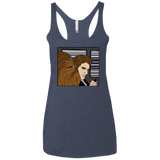 T-Shirts Vintage Navy / X-Small In the Falcon! Women's Triblend Racerback Tank