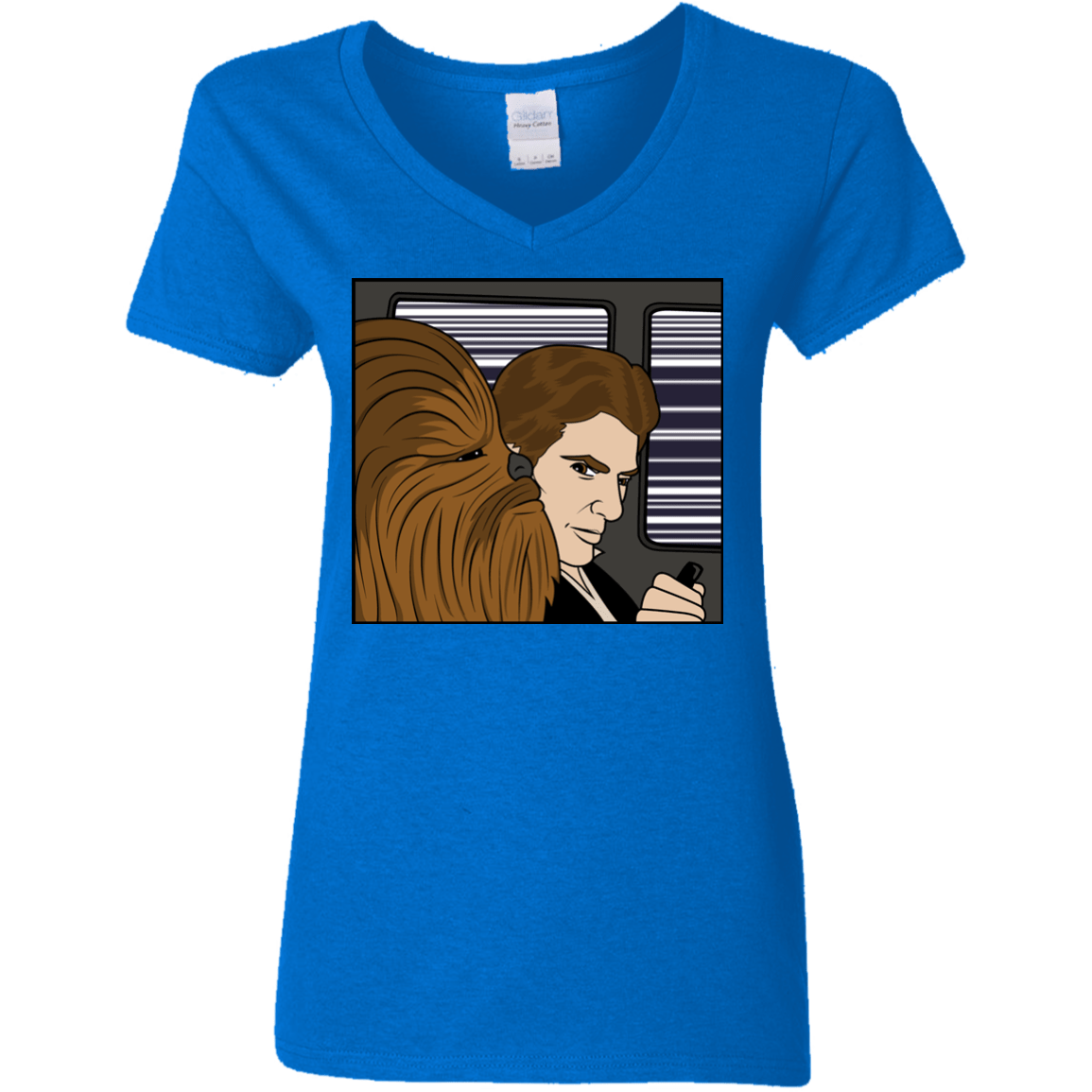 T-Shirts Royal / S In the Falcon! Women's V-Neck T-Shirt