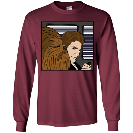 T-Shirts Maroon / YS In the Falcon! Youth Long Sleeve T-Shirt