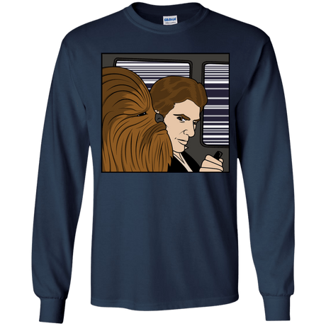 T-Shirts Navy / YS In the Falcon! Youth Long Sleeve T-Shirt