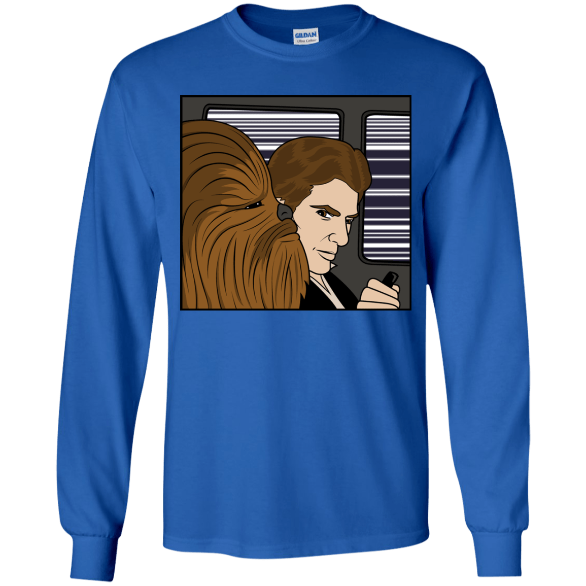 T-Shirts Royal / YS In the Falcon! Youth Long Sleeve T-Shirt