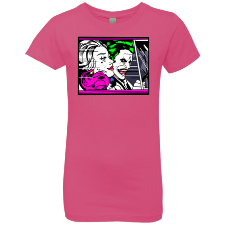 T-Shirts Hot Pink / YXS In The Jokecar Girls Premium T-Shirt