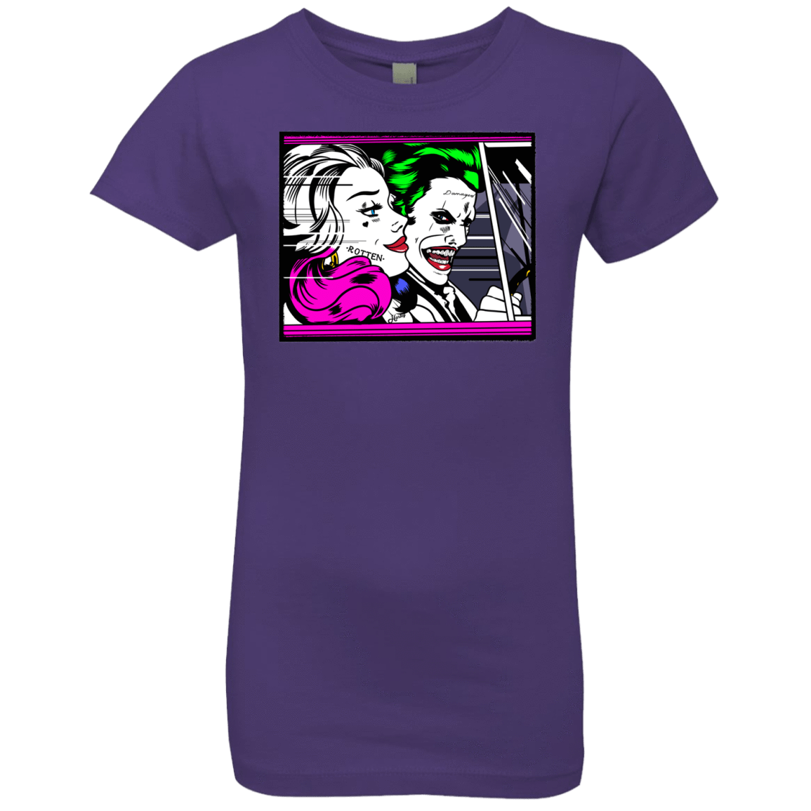 T-Shirts Purple Rush / YXS In The Jokecar Girls Premium T-Shirt